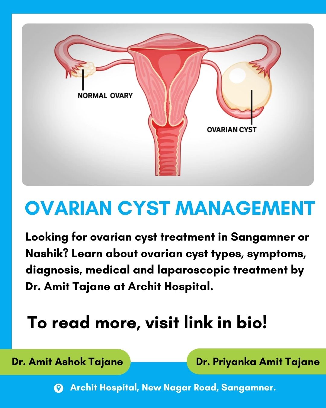 Ovarian Cyst Treatment in Sangamner Dr. Amit Tajane